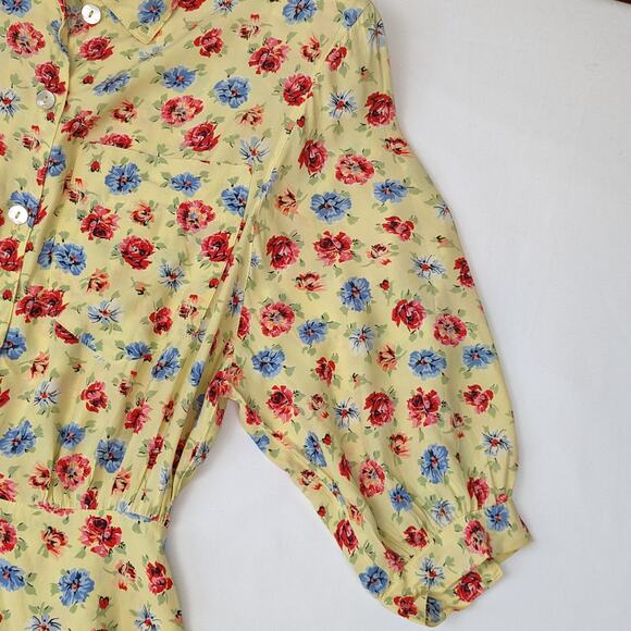 90's Floral Maxi Day Dress - Picture 4 of 10